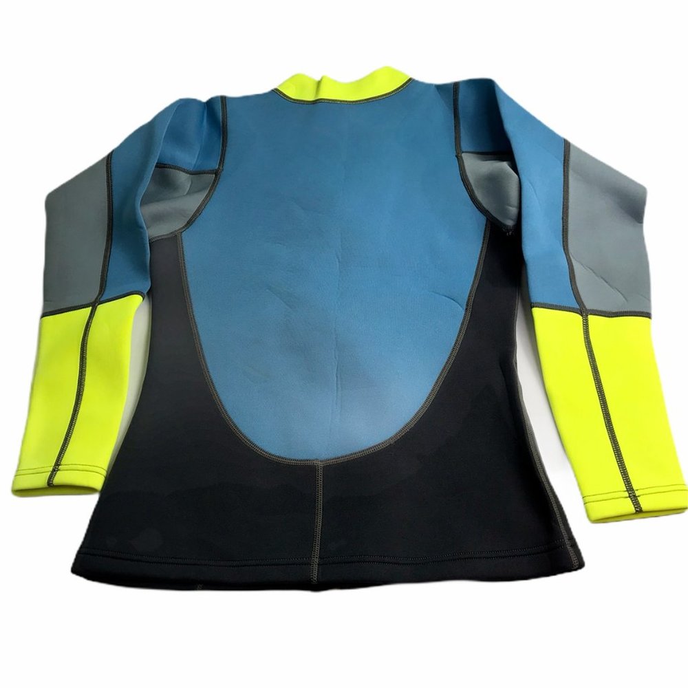 Scuba Jacket Neoprene Full Zipper Front Mock Neck